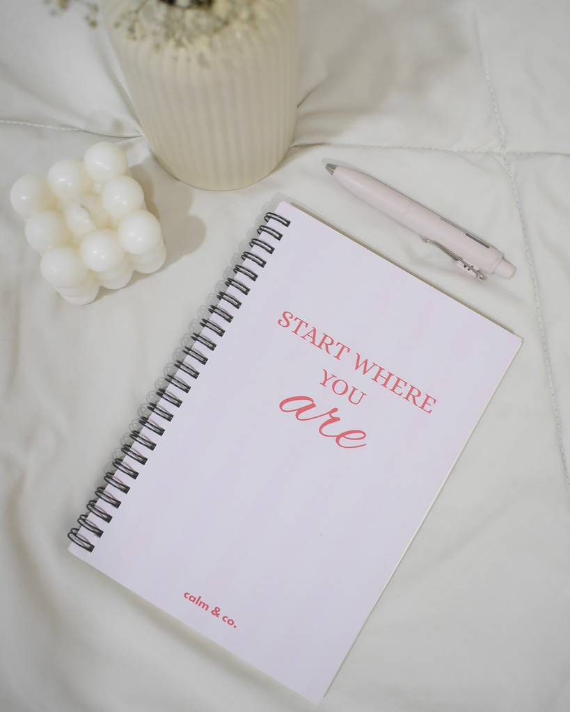 Start Where You Are Notepad